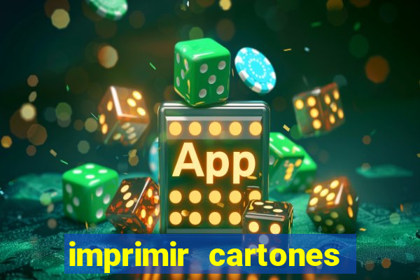 imprimir cartones de bingo